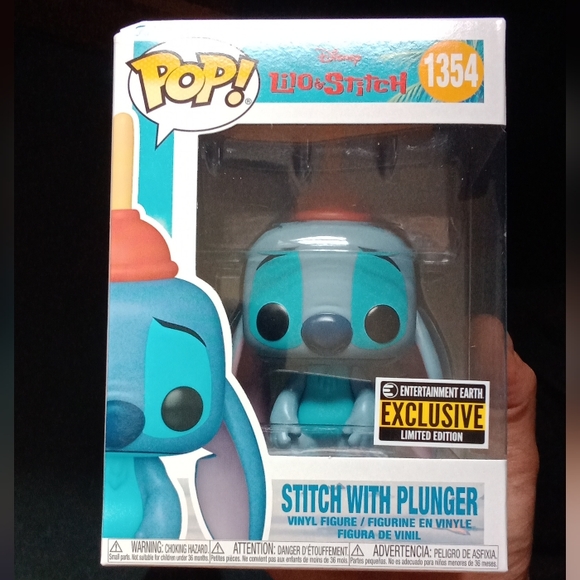 Funko Other - Stitch with Plunger Funko pop 1324